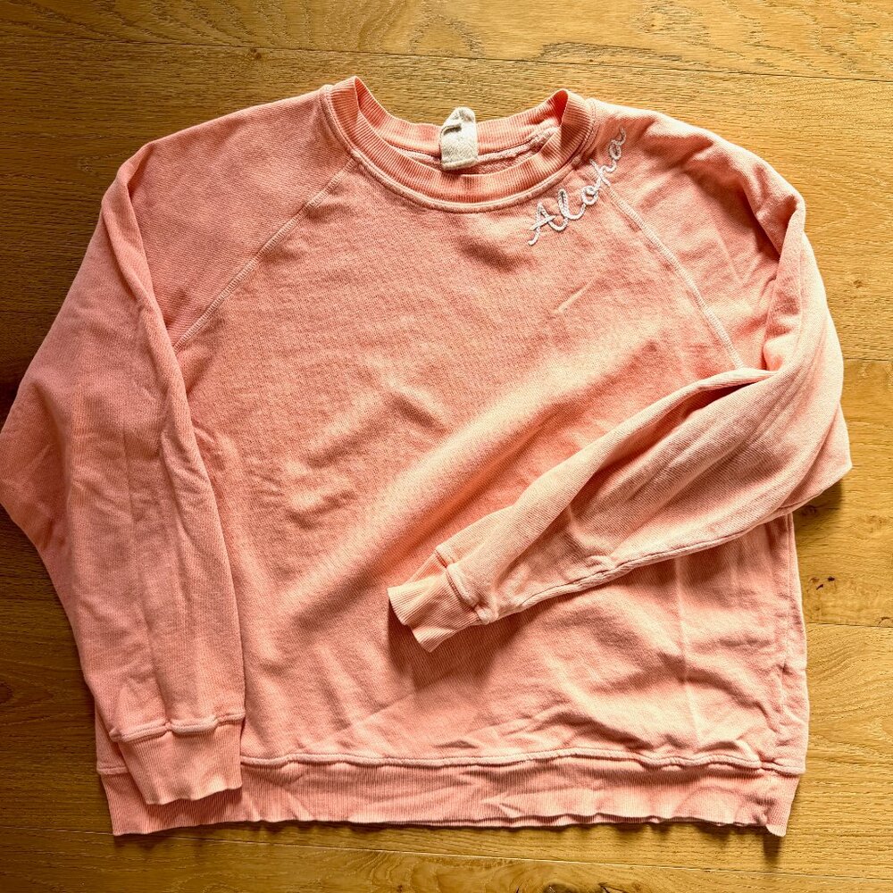 I Stole my Boyfriend's Shirt Sweatshirt "Aloha"